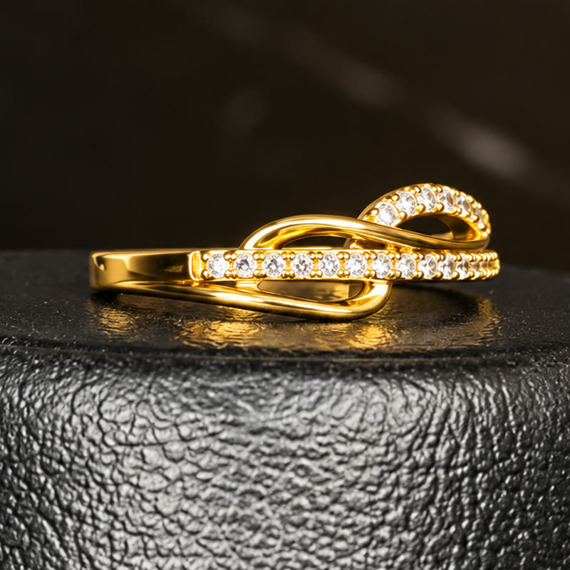 Anillo Nube, baño en oro 18K