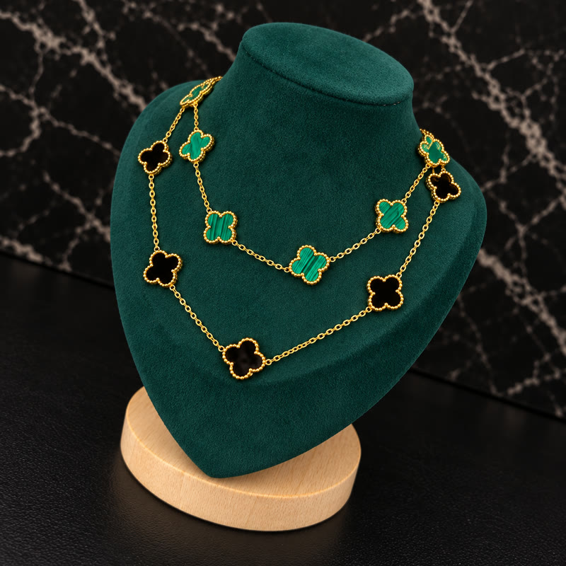 Cadena Van Cleef, baño en oro 18K