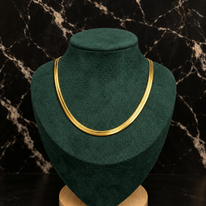 Snake, baño en oro 18K